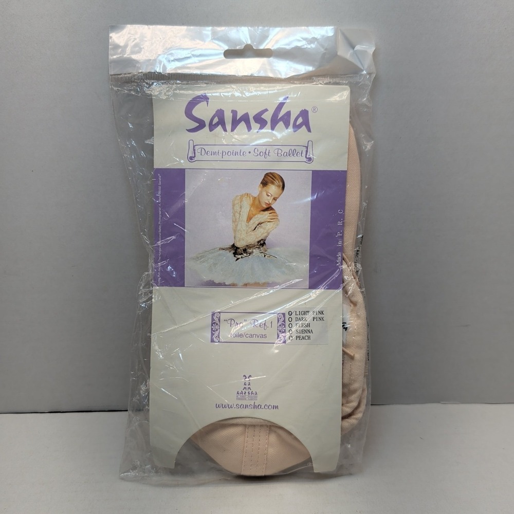 Sansha Pro 1C Canvas Ballet Slipper Light Pink 10W